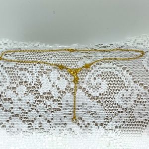 Angels surround us, vintage golden angel necklace